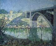 Ernest Lawson Spring Night,Harlem River china oil painting artist